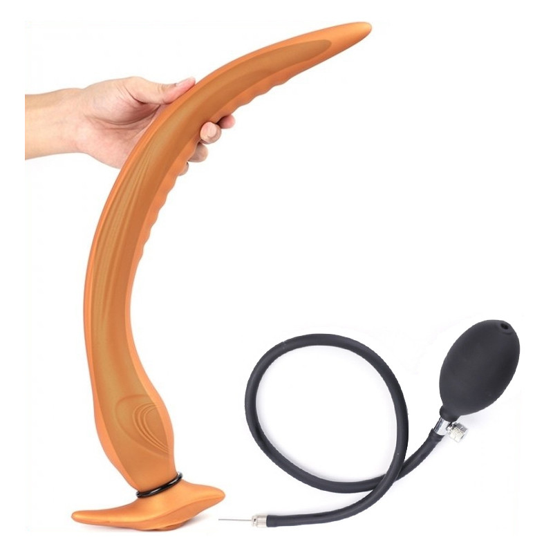 TheAssGasm Plug gonflable long Eel M 37 x 4.5cm